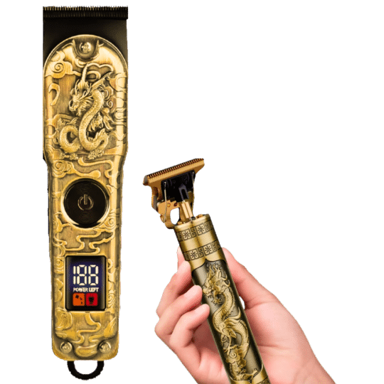 Set Profesional Máquina Corta Pelo Barba Vintage Trimmer