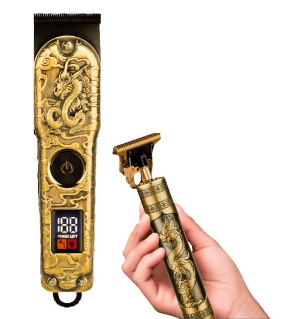 Set Profesional Máquina Corta Pelo Barba Vintage Trimmer